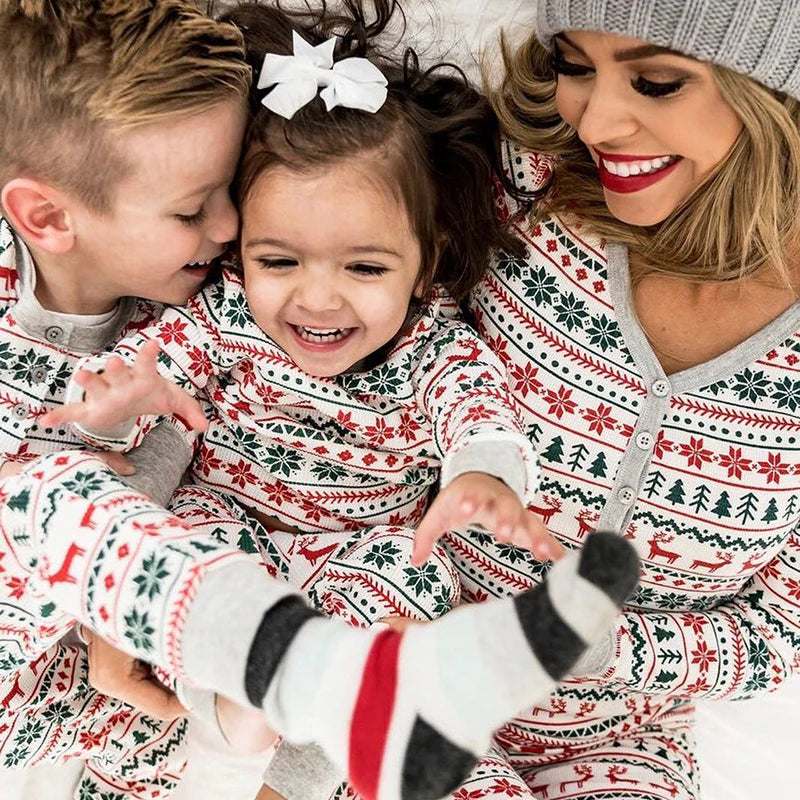 Pyjamas de Noël assortis pour toute la famille