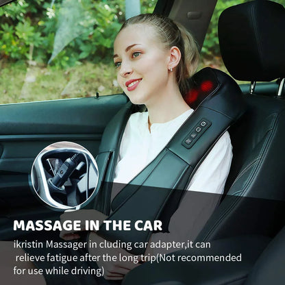 Masseur de cou  avec fonction thermique - Massage des tissus profonds pour le dos, les jambes et les pieds