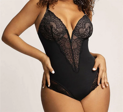 Body Gainant Sculptant à Dentelle