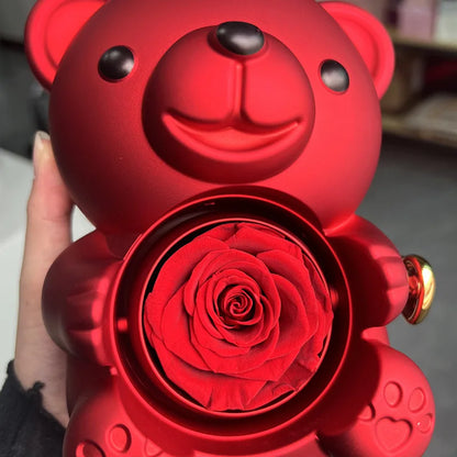 Charm Forever Rose Bear