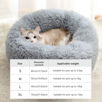 40-70cm Home Plush Pet Nest Super Soft Warm Detachable and Washable