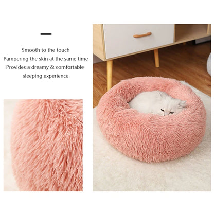40-70cm Home Plush Pet Nest Super Soft Warm Detachable and Washable