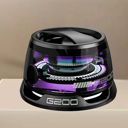 v5.3 Bluetooth Speaker with Multi-RGB Color Light and Magnetic Phone Holder for Shower Room Bike Car Outdoor Gifts for Teens