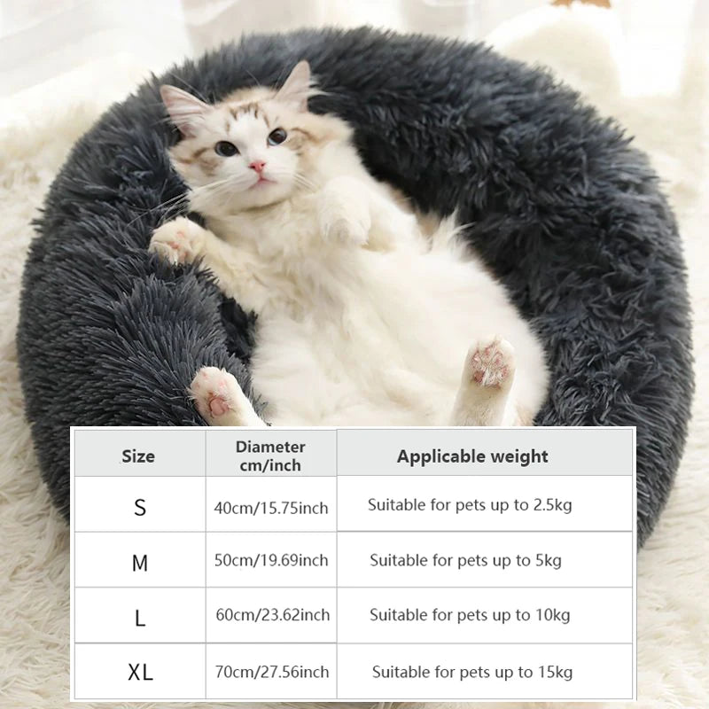 40-70cm Home Plush Pet Nest Super Soft Warm Detachable and Washable