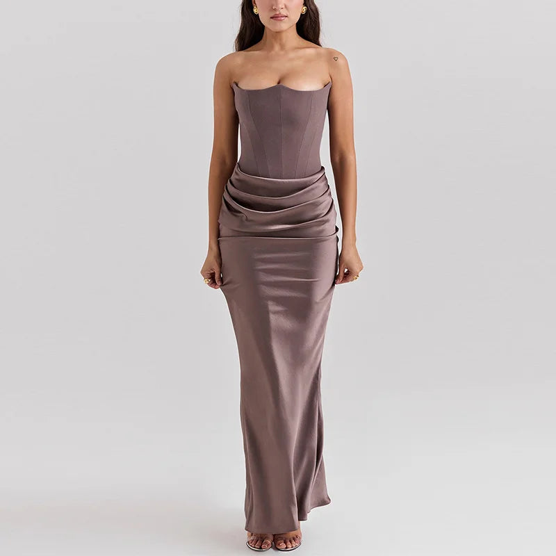 ROSALIND MAXI DRESS - RED