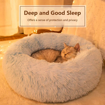 40-70cm Home Plush Pet Nest Super Soft Warm Detachable and Washable