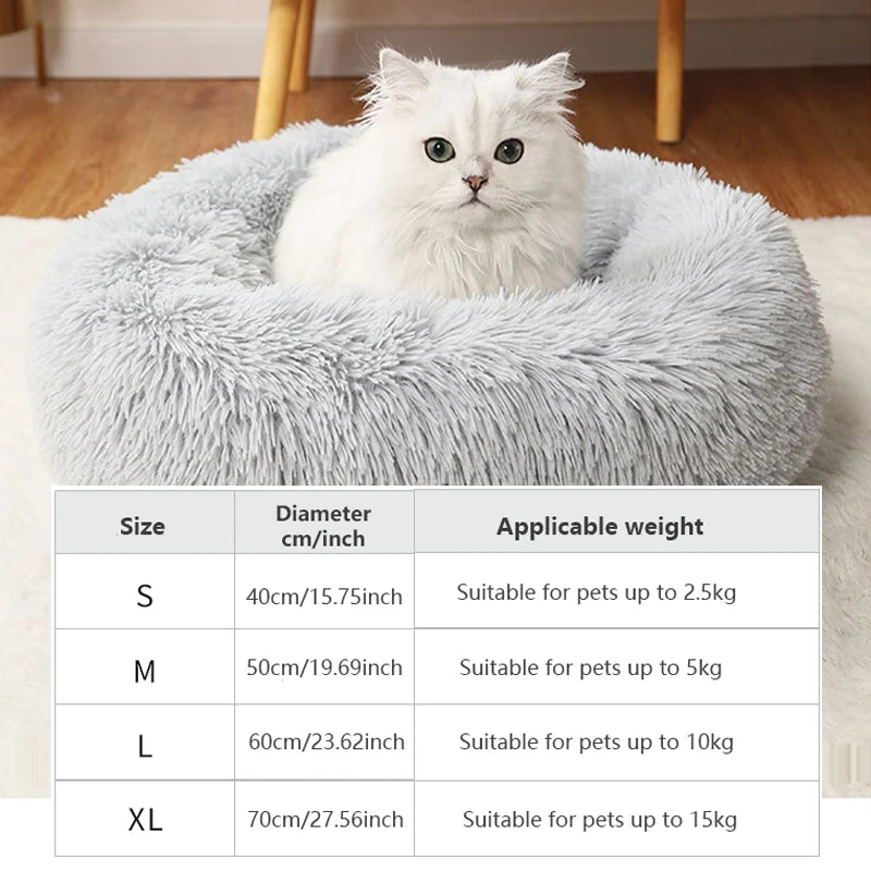 40-70cm Home Plush Pet Nest Super Soft Warm Detachable and Washable