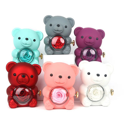 Charm Forever Rose Bear