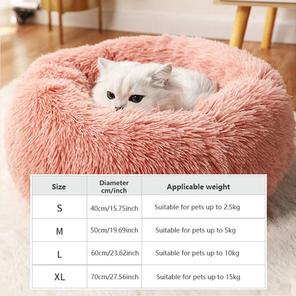 40-70cm Home Plush Pet Nest Super Soft Warm Detachable and Washable