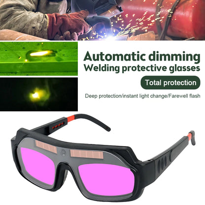 Auto Darkening Welding Goggle, Clear Viewing Safety Protective Welding Glasses 0.1