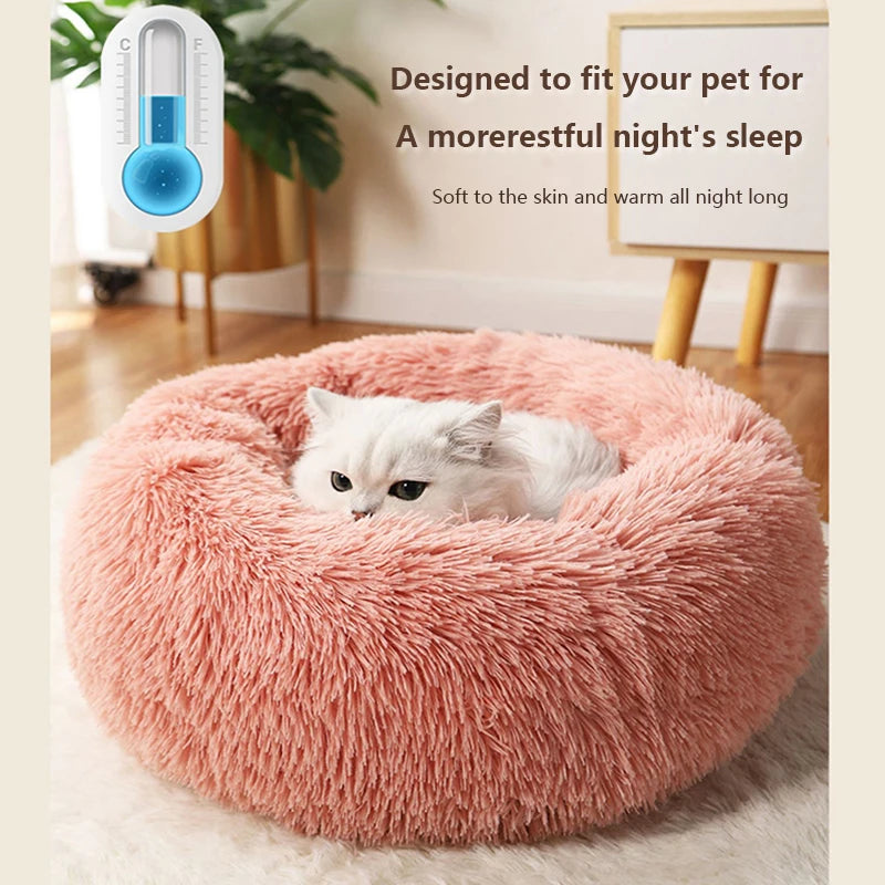 40-70cm Home Plush Pet Nest Super Soft Warm Detachable and Washable