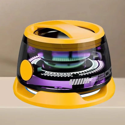 v5.3 Bluetooth Speaker with Multi-RGB Color Light and Magnetic Phone Holder for Shower Room Bike Car Outdoor Gifts for Teens