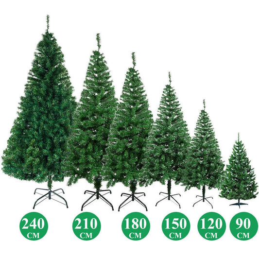 90cm-240cm Christmas tree PVC Green Tree Christmas Artificial Tree