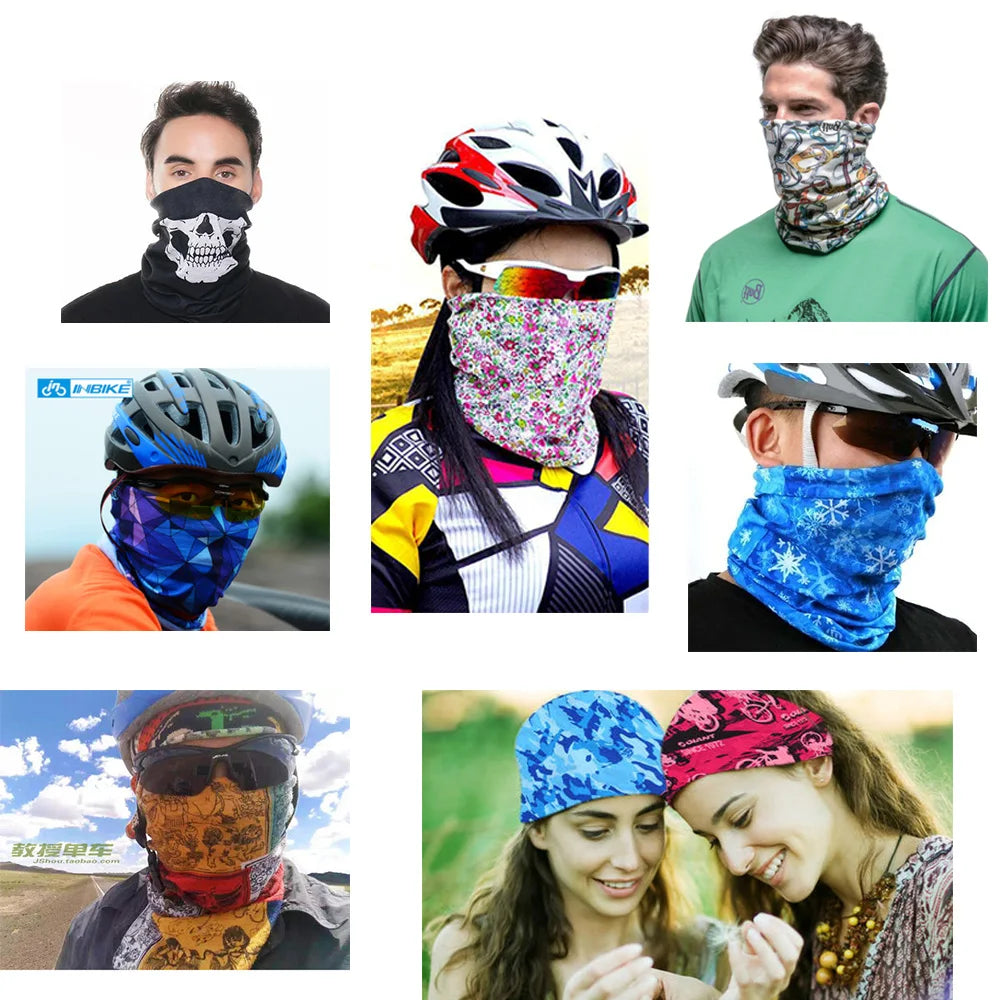 Neck Scarf Face Cover Scarf for Men and Women/Sun and Wind Protection Balaclava Breathable Bandana for Fishing Hiking Running Cycling