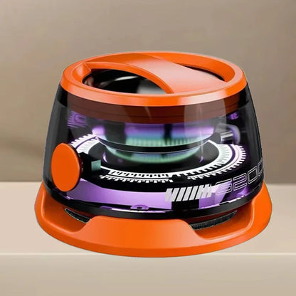 v5.3 Bluetooth Speaker with Multi-RGB Color Light and Magnetic Phone Holder for Shower Room Bike Car Outdoor Gifts for Teens